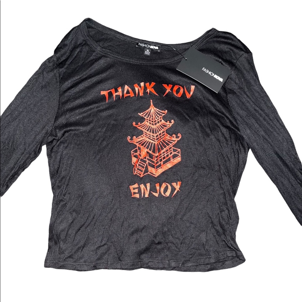 Fashion nova thank you shirt